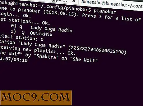 Använd Pianobar för att lyssna på Pandora från Linux Command-line
