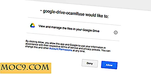 Sådan monteres din Google Drive i Ubuntu ved hjælp af Google-Drive-Ocamlfuse