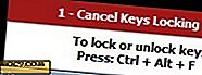 KeyFreeze - опростено приложение за заключване на клавиатура и мишка без заключване на екрана