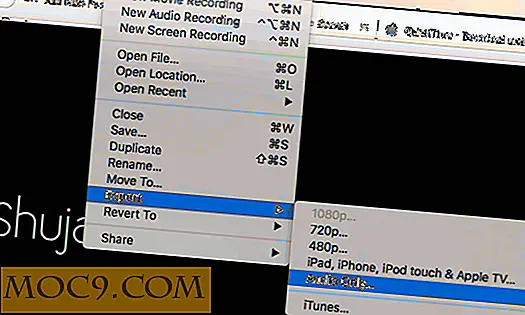 Използвайте QuickTime за лесно извличане на аудио от видео файлове в Mac [Бързи съвети]