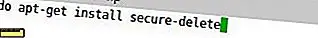 Διαγράψτε μόνιμα αρχεία σε Linux με Secure-Delete